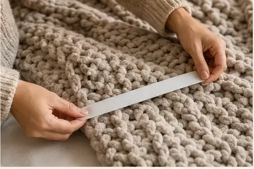 Fil chenille XXL et inspiration pour Combien de pelotes pour une couverture bébé 70 × 90 cm ?